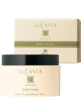 La CASTA身体乳白玫瑰精油香体润肤膏紧致肌肤日本本土采购