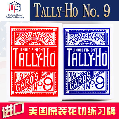 Tally-Ho 扑克牌 扇背 圆背 魔术道具 花切 单车牌