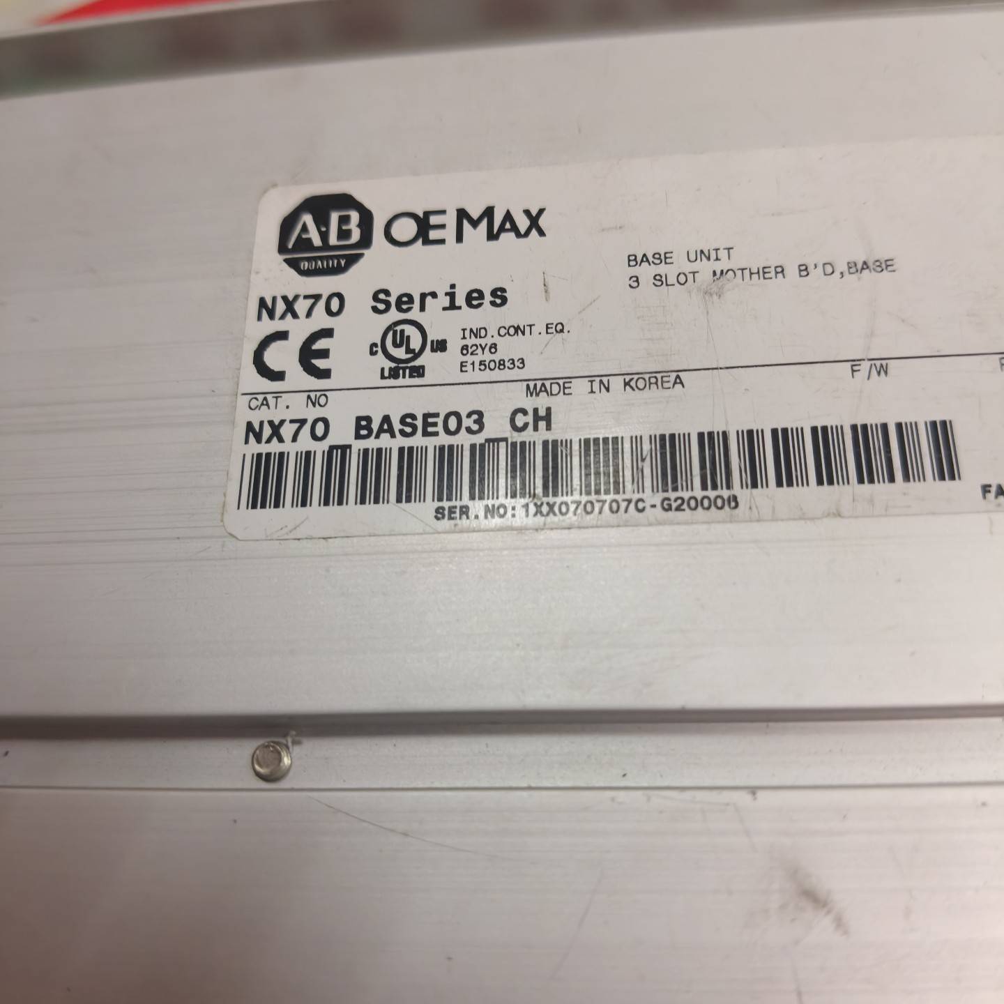 AB NX70 BASE03 CH有一个，底座，议价 维修！！！