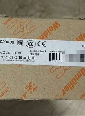 魏德米勒端子1041920000，WDK 4N PE，项目多议价及维修！