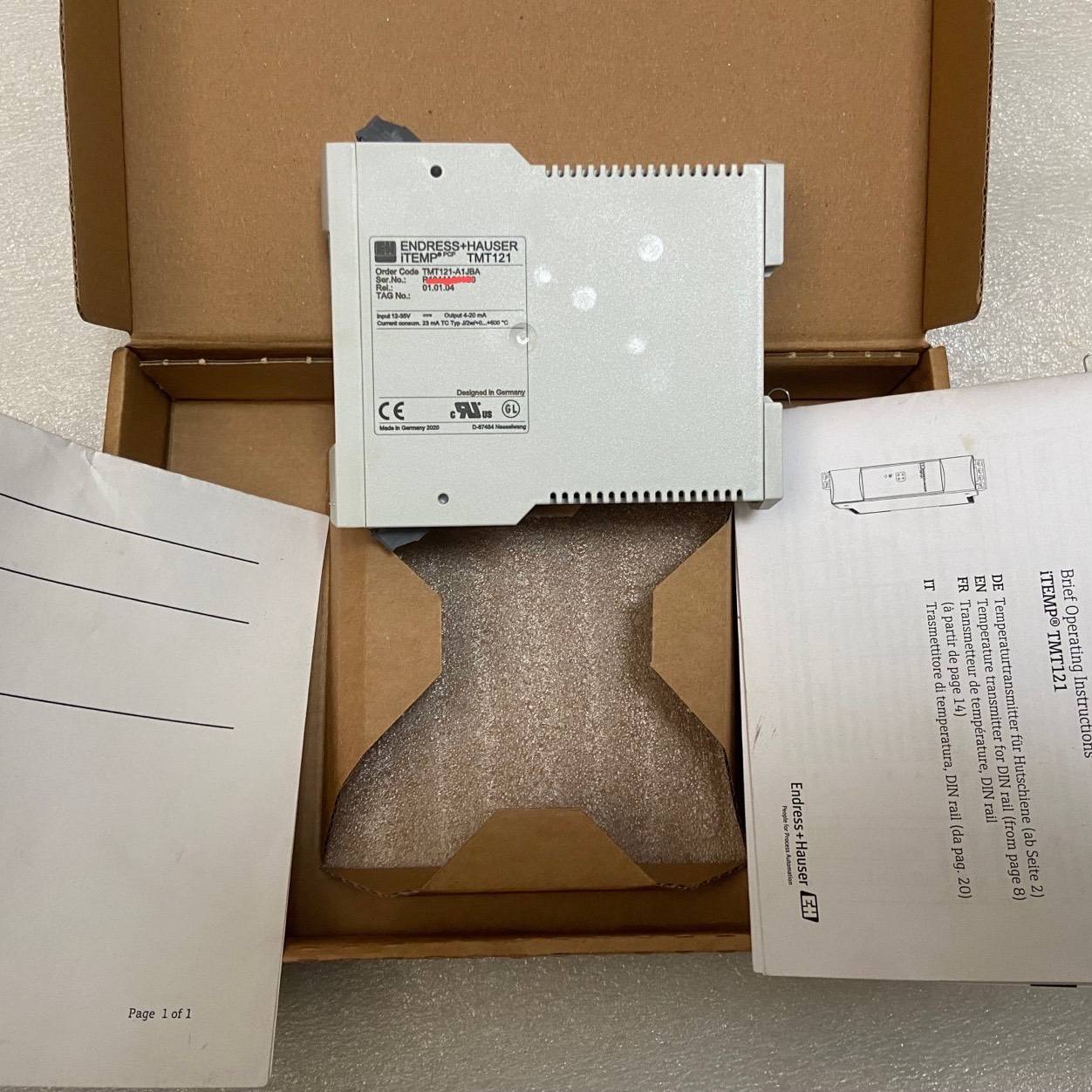 恩德斯豪斯E+H温度变送器TMT12议价 维修！！！