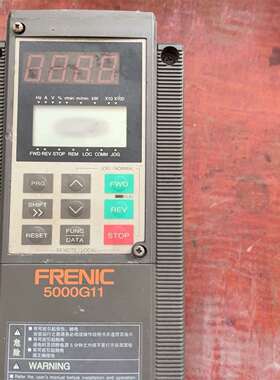 变频器FRN0.75G11S-4CX，正常拆机，议价及维修！