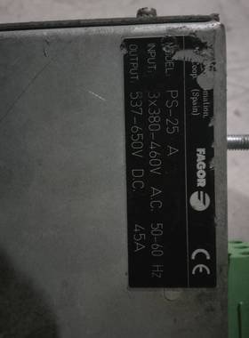 PS-25A FAGOR 发格伺服电源驱动议价 维修！！！