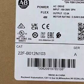 22F-B012N103 PowerFlex4M交流变频议价 维修！！！