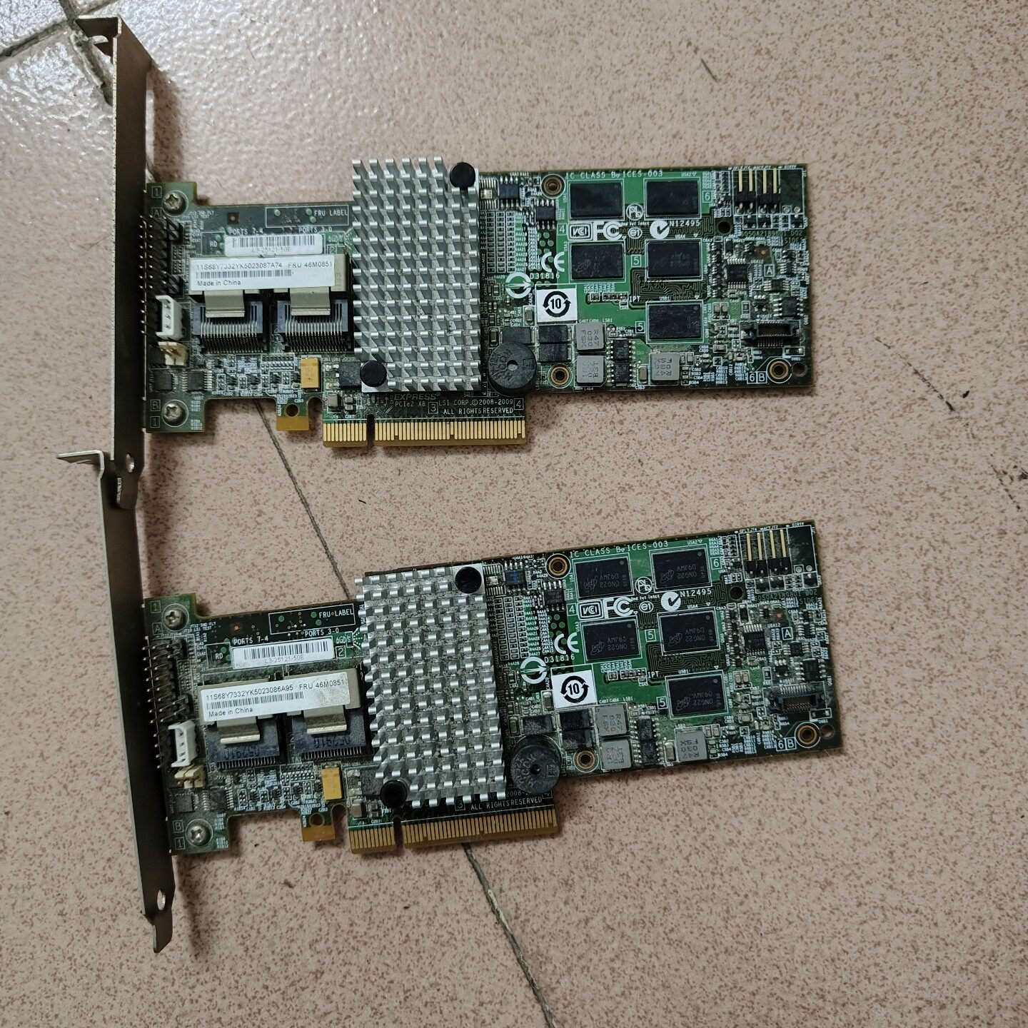 原装拆机m5015阵列卡，46m0851 46C89议价及维修！