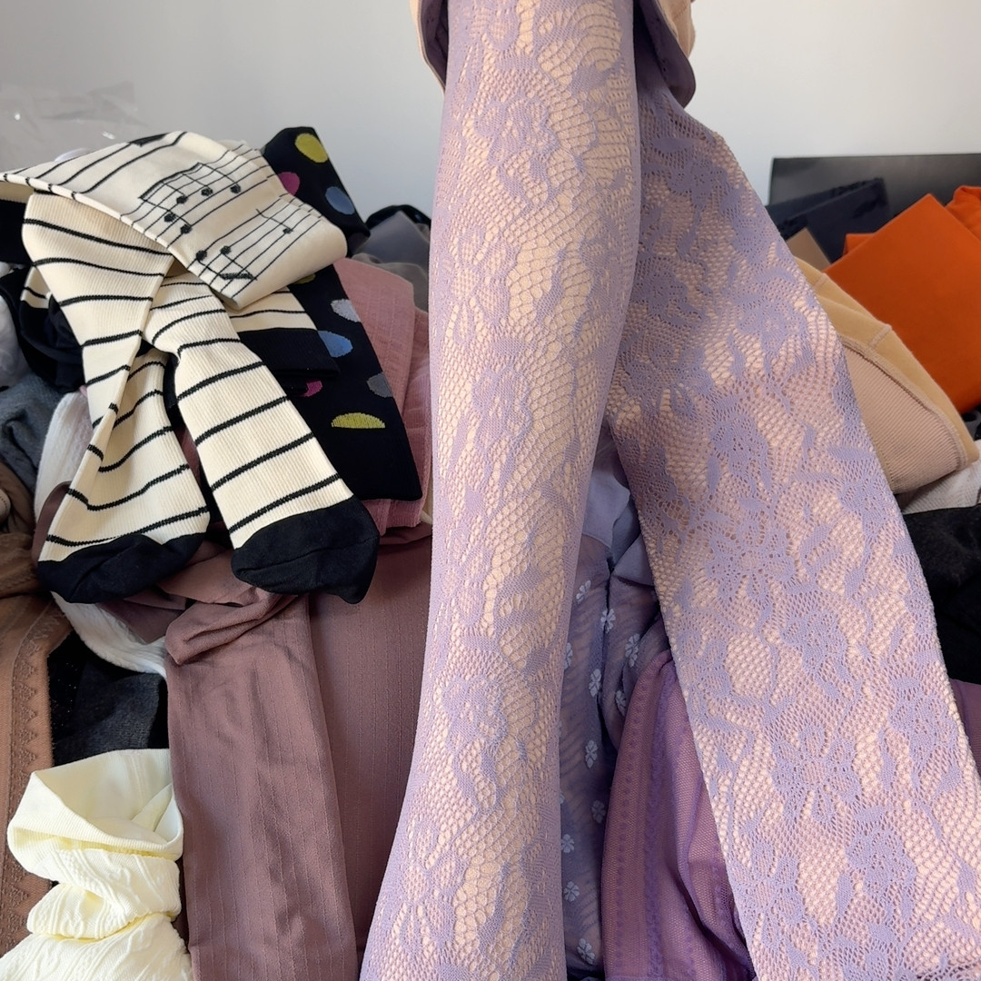 紫色蕾丝小花薄绒,女士内衣/男士内衣/家居服,长筒袜,淘宝优惠券,粉丝福利购,淘宝优惠卷