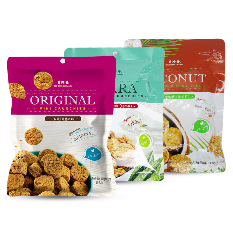 直播专享美珍香60g小松脆三口味原味椰丝秋葵小松脆肉松零食,零食/坚果/特产,猪肉类,淘宝优惠券,粉丝福利购,淘宝优惠卷