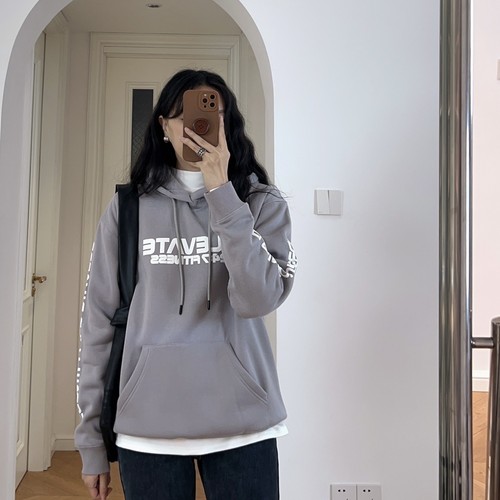 包邮春装新款 港风帅气个性宽松连帽卫衣 0.72KG