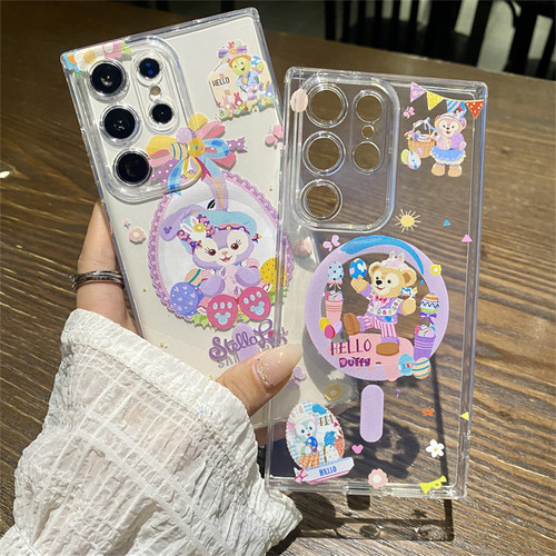 达菲熊星黛露三星磁吸防摔壳s24