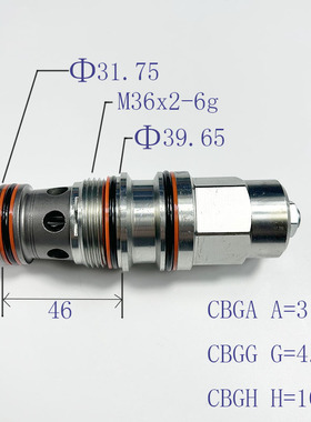 SUN型螺纹插装平衡阀CBGA/CBGGCBGH流量240L