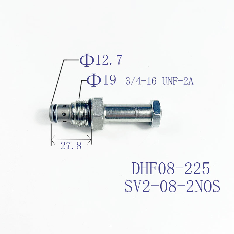 二位二通双向常开螺纹插装DHF08-225/SV2-08-2NOS电磁阀泄压阀