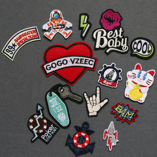 布丁衣服贴花补洞贴刺绣棉服修补