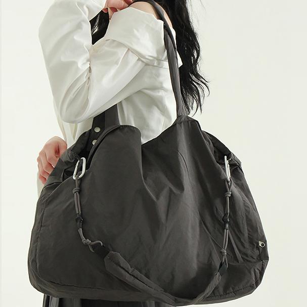 薄 double strap paper square bag