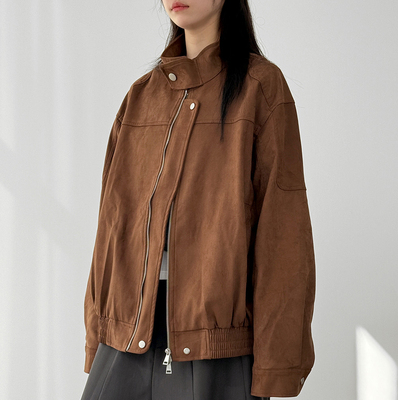 2way suede jacket (unisex)