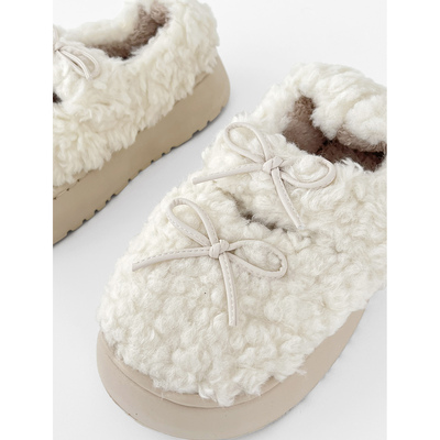 double ribbon dumble shoes