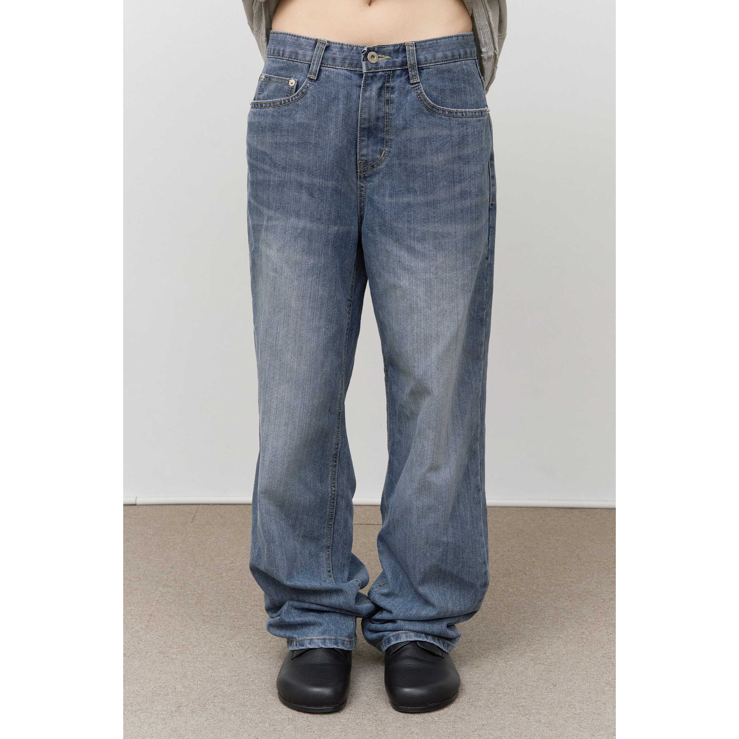 Bloom Slab Semi Wide Denim