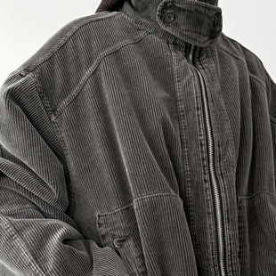 high corduroy neck jumper dumble unisex lined