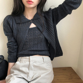 Loya 2colors Cardigan Set