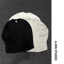 男士 新款 冬季 绵羊毛混纺卫衣磨毛圆领简约百搭纯色 绵羊毛卫衣