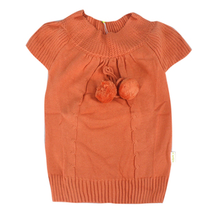 卡儿FT专柜捡漏女童纯棉针织衫女宝宝圆领毛衣捡漏背心 100码处理