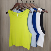 外穿训练无袖 瑜伽跑步背心速干运动宽松健身上衣休闲大码 罩衫 透气