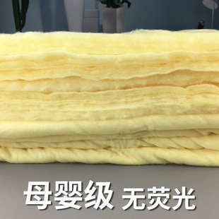 仿大豆棉纤维棉宝宝棉丝棉填充棉被子被芯填充物太空棉蓬松可水洗