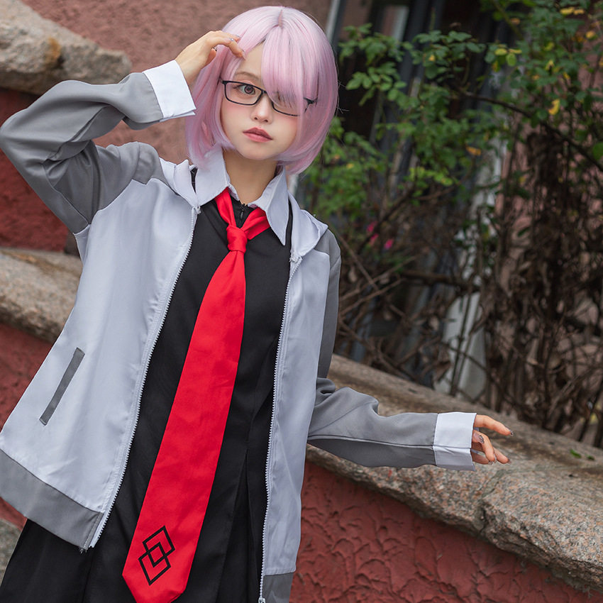 新款 Fate/GrandOrder冲田总司盾娘玛修COS服马修常服一件代