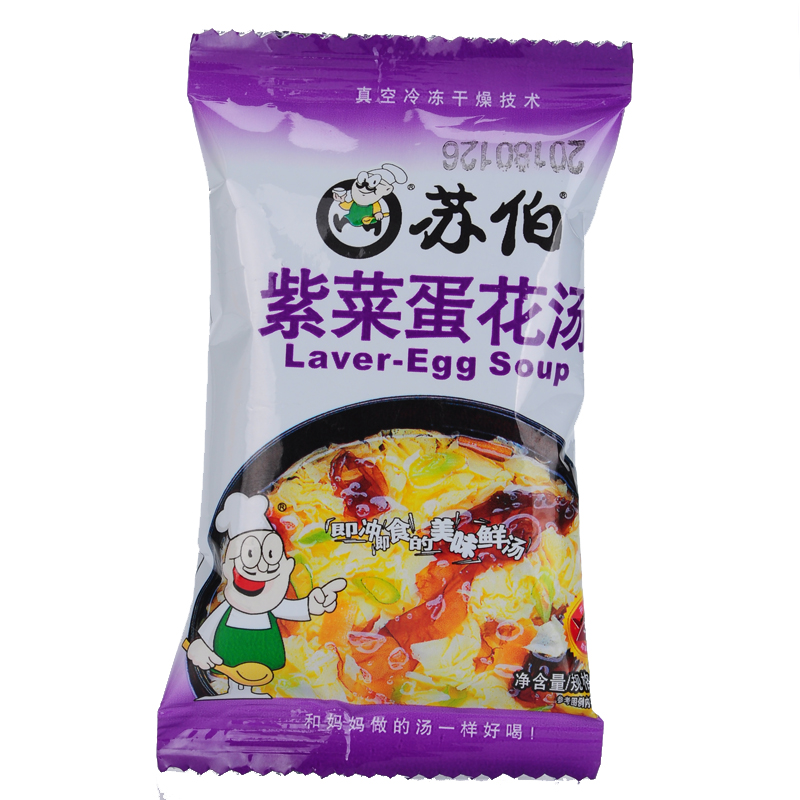 紫菜蛋花速溶芙蓉鲜蔬方便苏伯汤