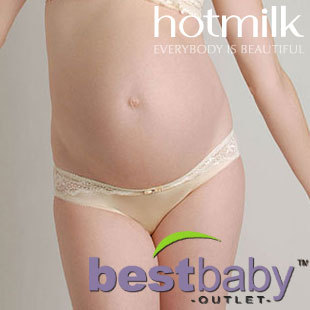 美国进口hotmilk孕妇内裤低腰无痕内裤比基尼产后用缎面华彩系列
