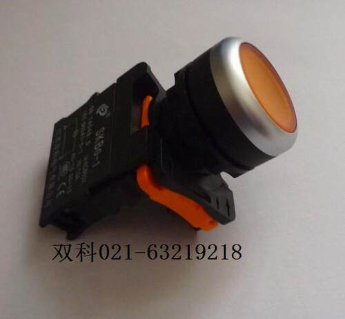 双科 开孔22/25MM通用SKB0-PA10/01 单触点自复位按钮开关、平钮