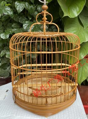 绣眼广笼老竹虾笼小型竹制清远