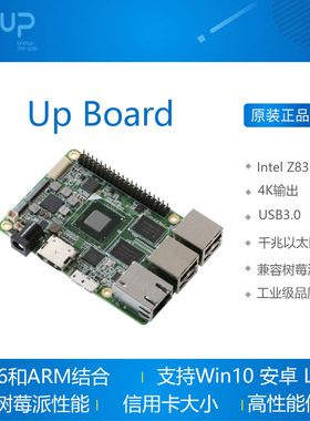 UP board Intel X86开发板兼容树莓派win10卡片电脑AAEON研扬