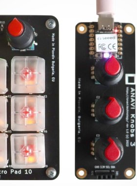 ANAVI Macro Pad 10 & Knobs clickable rotary encoders