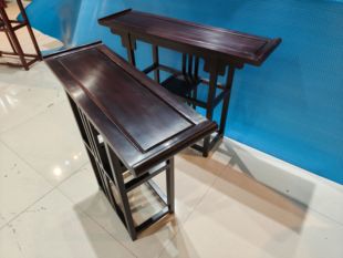 非洲黑酸枝新中式条案供桌花梨木画案画桌书桌画案台画案板画案板