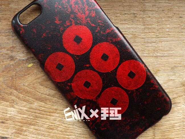 预定上色日本战国手机壳