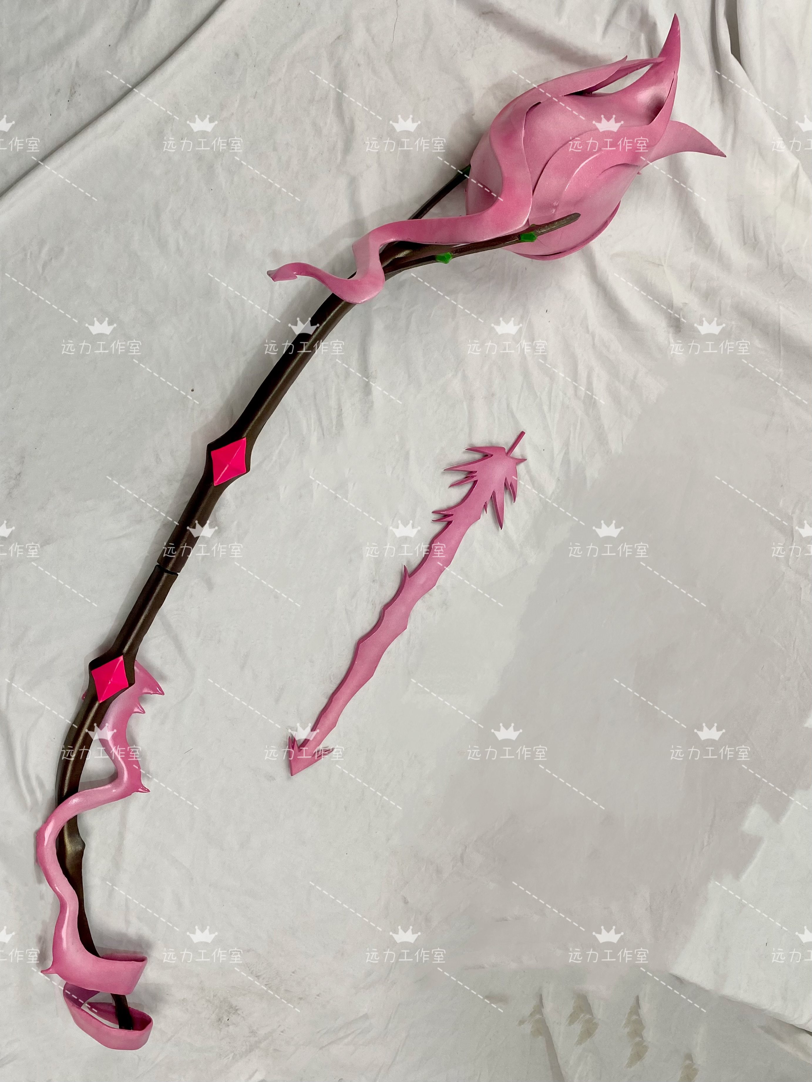 原力 魔法少女小圆cos 最终话圆神花弓武器  小圆花弓cos道具