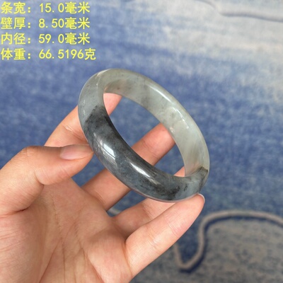 朕59.0青花籽料手镯密度脂份很好