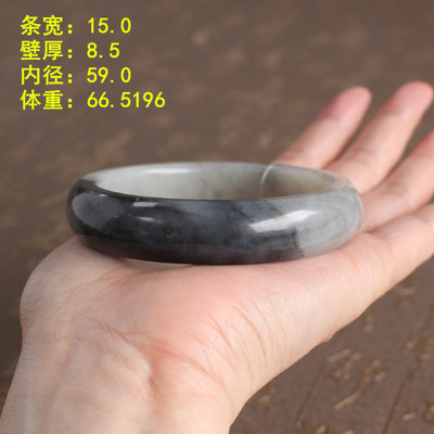 朕59.0青花籽料手镯密度脂份很好