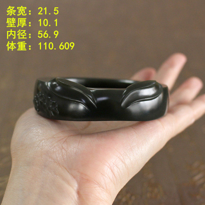 千古绝唱！56.90青玉里羊脂级别的独籽沙枣青手镯  和田玉 朕®