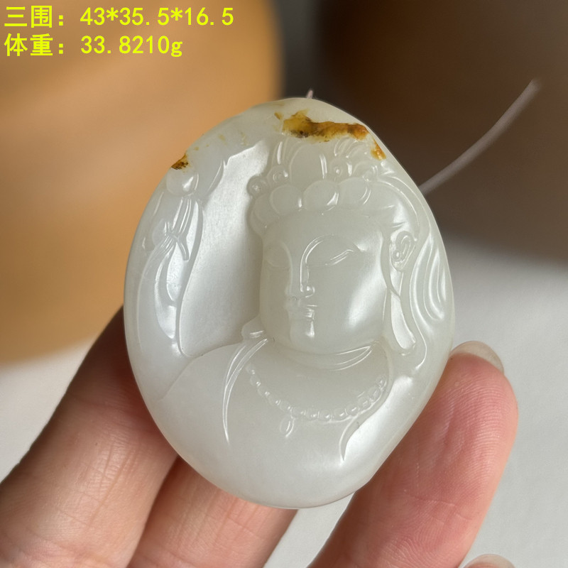 脂份密度满分的羊脂白玉