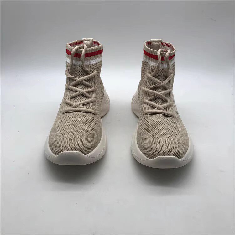 THE NEW KOREAN VERSION OF THE 2023 AUTUMN HIGH-TOP FLY-KNIT SNEAKERS IS VERSATILE COMFORTABLE AND CASUAL LACE-UP SOFT-SOLED STRETCH SOCK SHOES