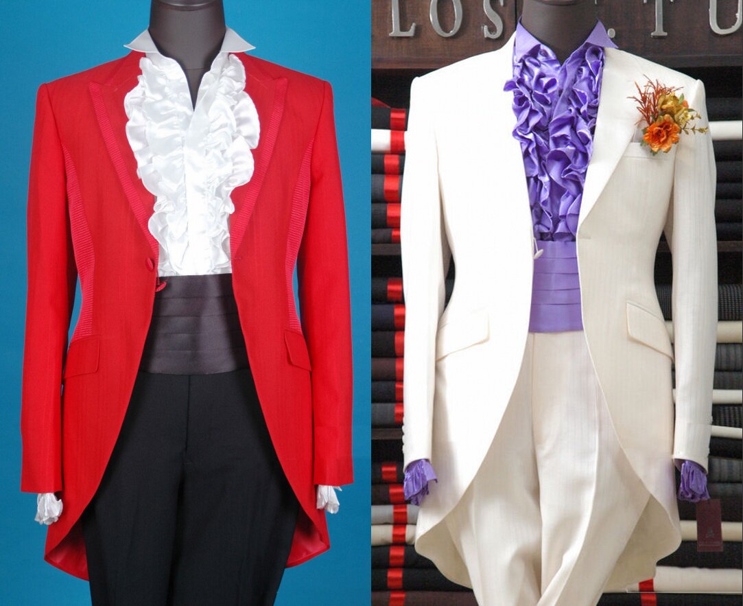 新郎结婚宫廷礼服 欧美风格燕尾服 年会男主持人服装修身套装