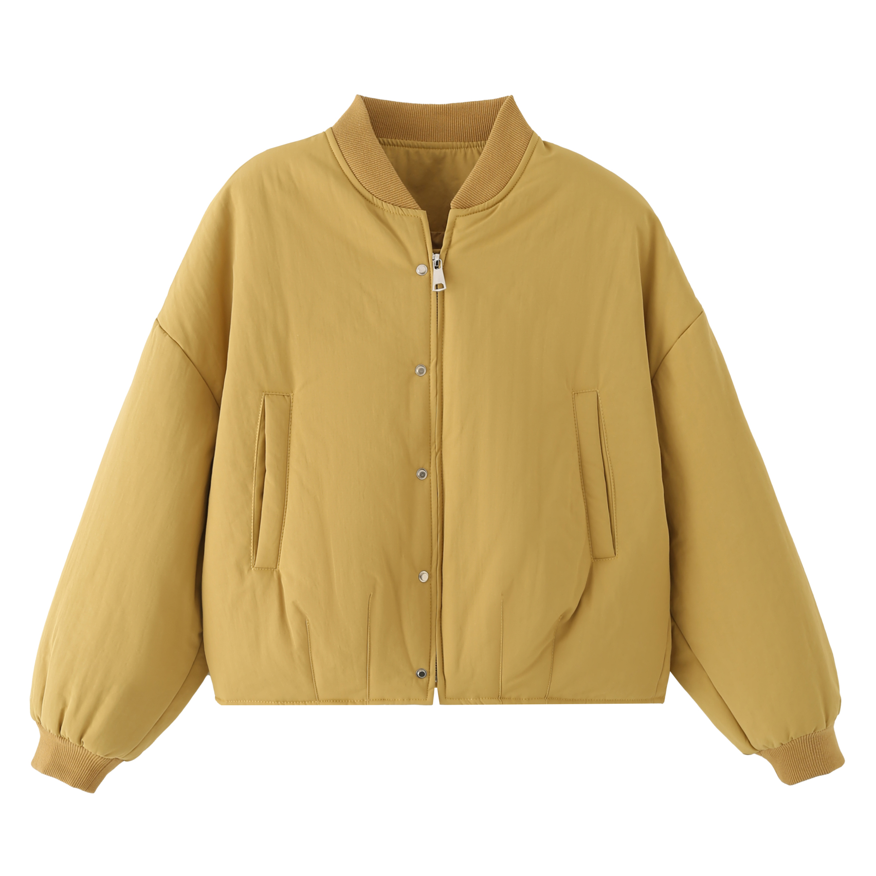 立领棒球服棉服外套宽松显瘦上衣