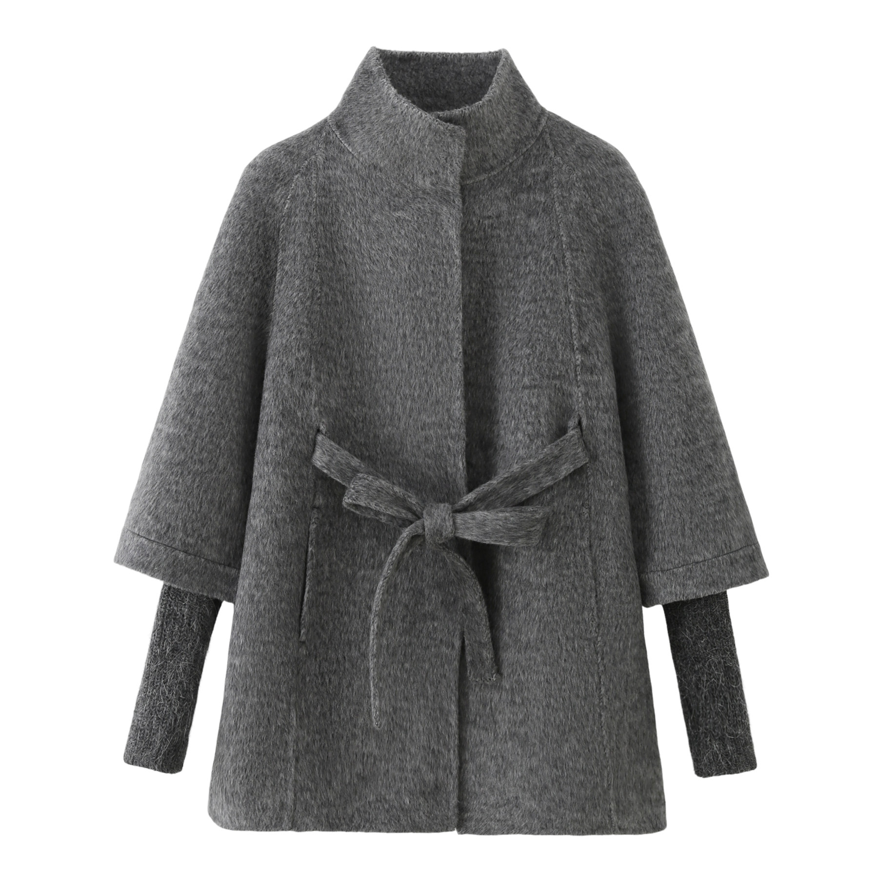 双面绵羊毛大衣2025年冬新款上衣