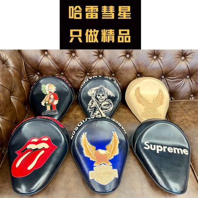 哈雷运动者Bobber风格ThunderWing原创定制混乱之子真皮坐垫座椅