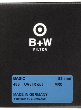 B+W 105/82/77/72/67/58/49/46/43/39 486 UV-IR-CUT红外线截止镜