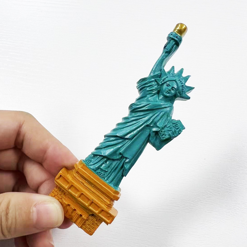 美国纽约地标自由女神像磁性冰箱贴旅游纪念品立体装饰收藏伴手礼