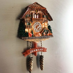 欧洲德国特色旅游纪念品立体咕咕钟磁贴冰箱贴 收藏品伴手礼特价