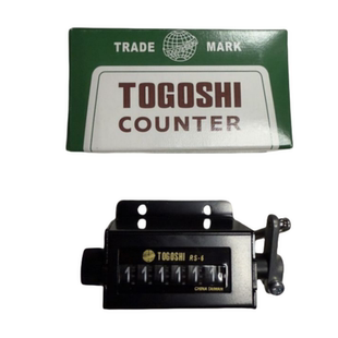 拉动式 冲床计数器机械 6位数车头表RS 台湾地球牌棘齿式