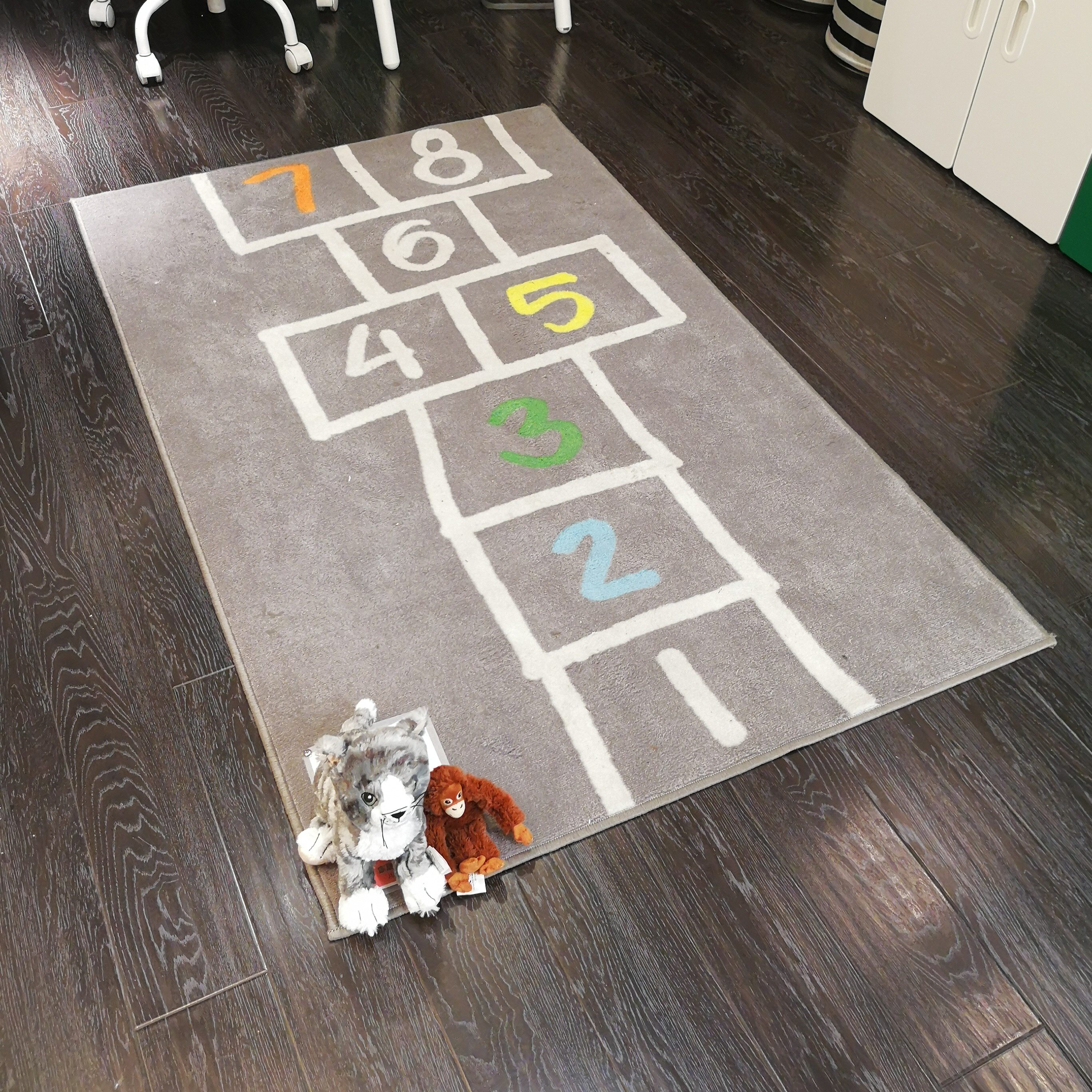 【ikea/宜家国内代购】  汉马豪斯  短绒地毯, 多色 儿童地毯